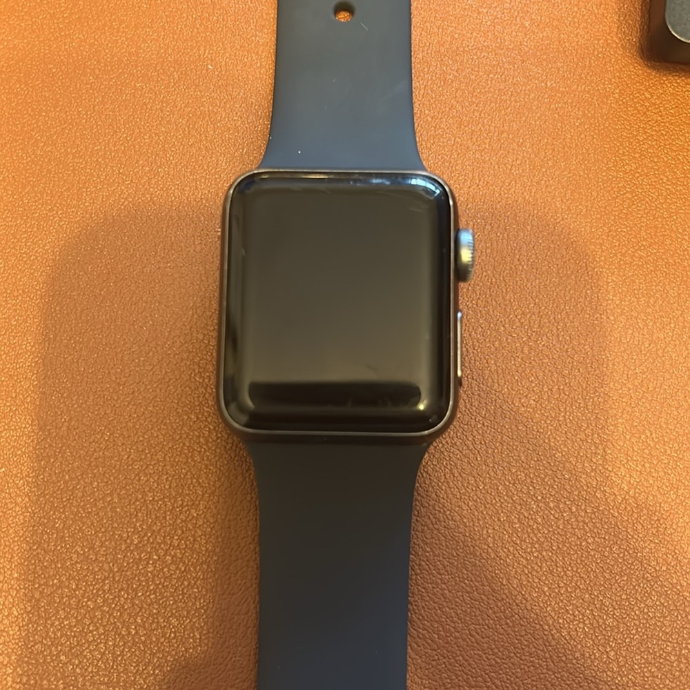 Apple Watch with Black Band